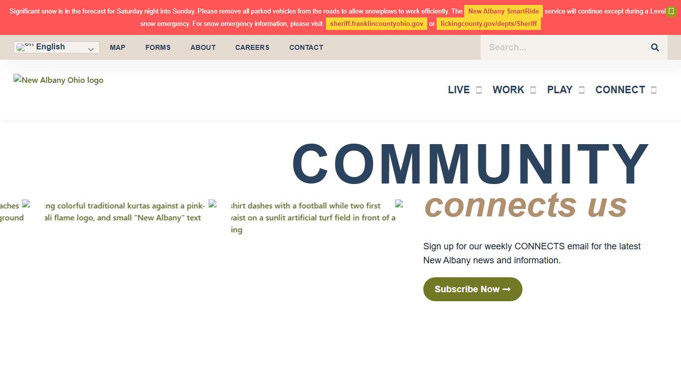 City of New Albany, Ohio Community Connects Us